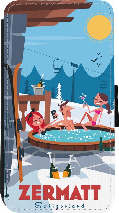 Produktbild PhoneLook Hülle Wallet schwarz Zermatt Mountain Jacuzzi (Apple iPhone 11 Pro)