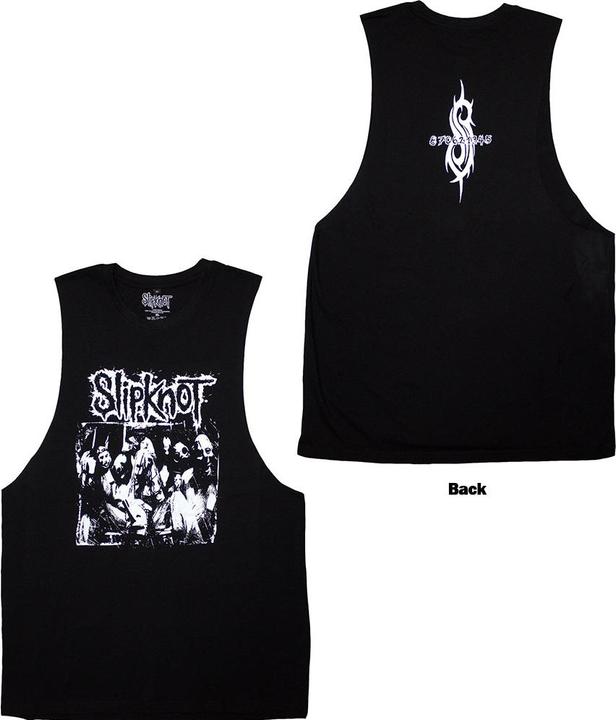 Slipknot Album Splatter Back Print (Black) Vest