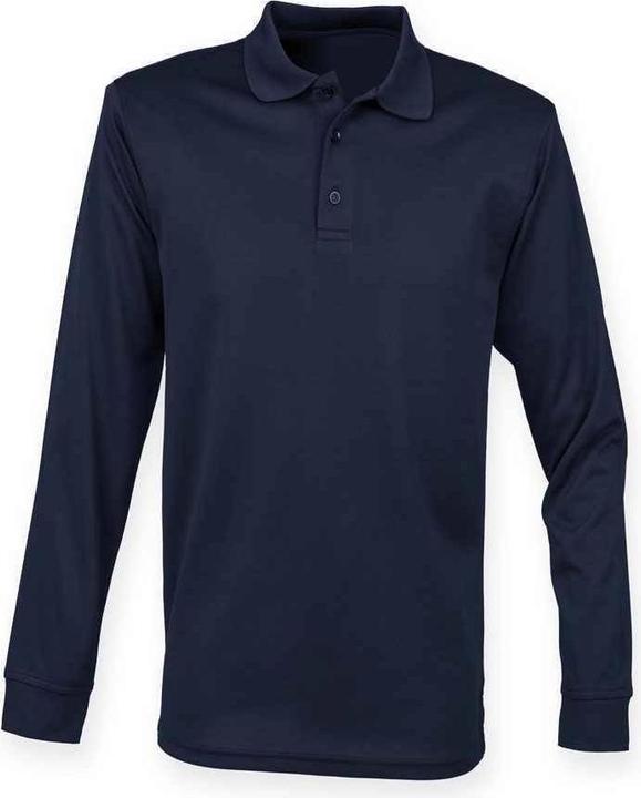 Henbury Poloshirt Langärmlig