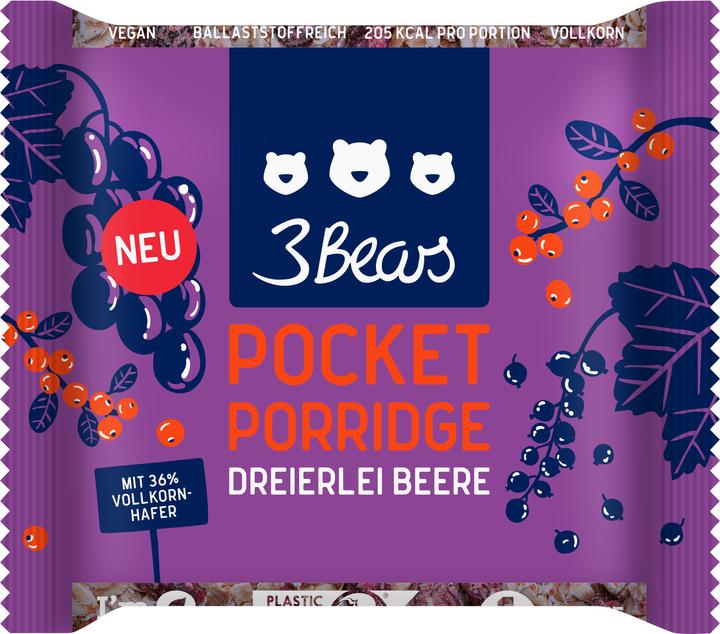 Produktbild 3Bears Pocket Porridge (56 g)