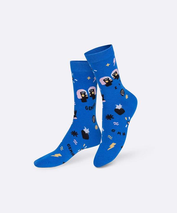 Actual product image Eat My Socks Socks, Zodiac Gemini (One size)