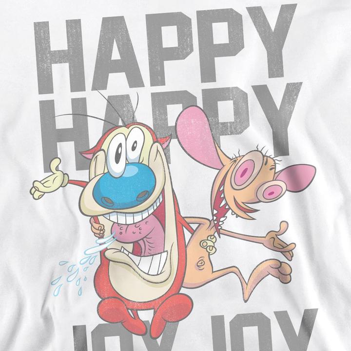 Image du produit Ren & Stimpy - Sweat HAPPY HAPPY JOY JOY - Adulte (S)