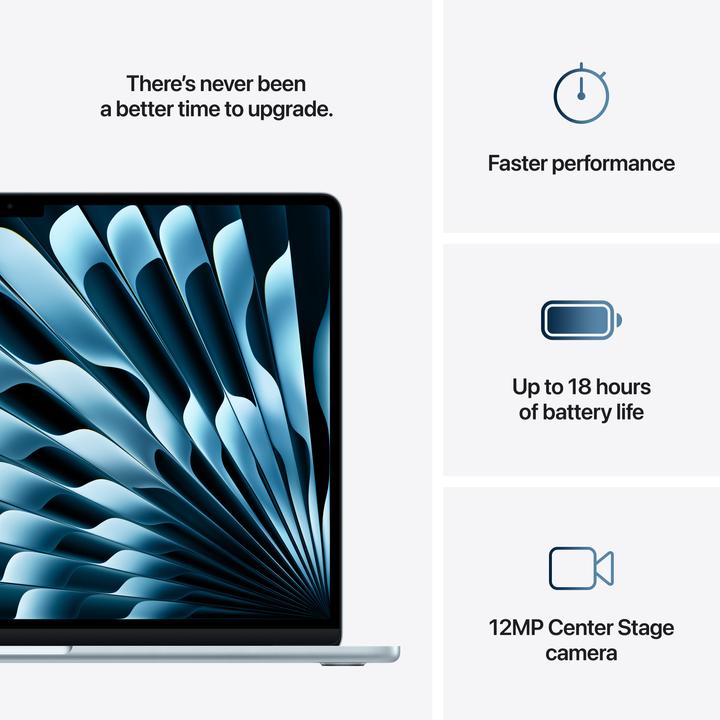 Produktbild Apple MacBook Air – 2025 (15.30", M4, 24 GB, 256 GB, DE)