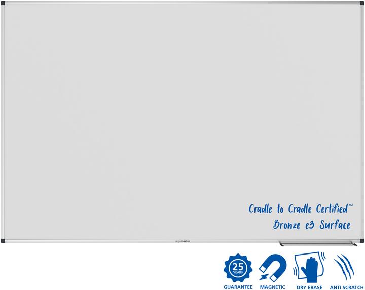 Actual product image Legamaster Magnetic whiteboard Unite Plus 100 cm x 150 cm, white (100 x 150 cm)