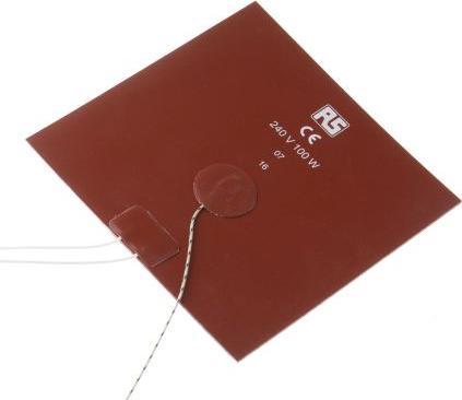 Actual product image Rs Pro Heater Mat, ThermCp, 150 x 150mm, 100W