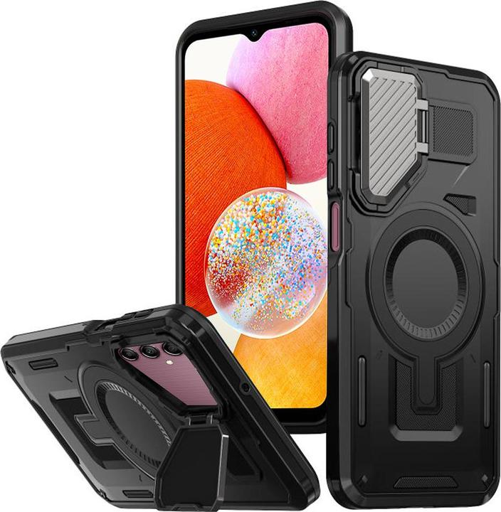 Actual product image Techsuit - CamVault MagSafe - Samsung Galaxy A14 4G / A14 5G - Black (Samsung Galaxy A14, Samsung Galaxy A14 5G)
