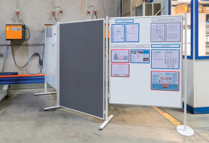 Produktbild Franken Stellwandtafel PRO Filz (90 x 120 cm)
