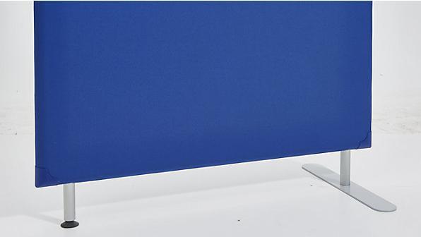 Actual product image eurokraft pro Soundproof partition, wall panel, height 1800 mm, width 1000 mm, blue. (1000 x 1800 x 50 mm)