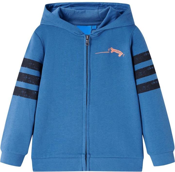 Actual product image VidaXL Children's hooded jumper blue 92,Material: 80 % cotton. 20 (92)