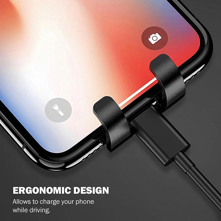 Actual product image Crong Gravity Auto-Clip CRG-CH4-BLK car mount