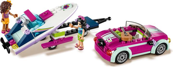 Immagine prodotto LEGO Amici Andreas trasportatore di motoscafi (41316, LEGO Friends)