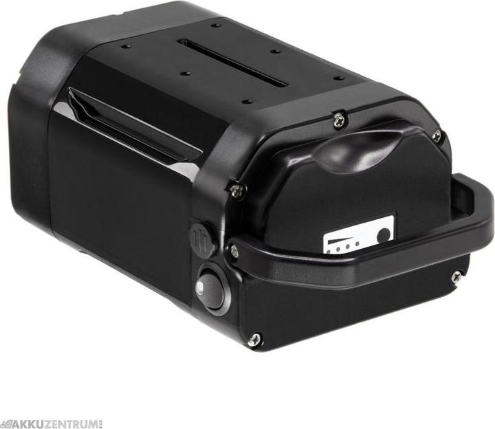 Actual product image Maratron E-Bike Akku Sattelstützenakku "Hexagon" – 36V / 11,6Ah - Sattelstütze (418 Wh, E-bike battery cover)