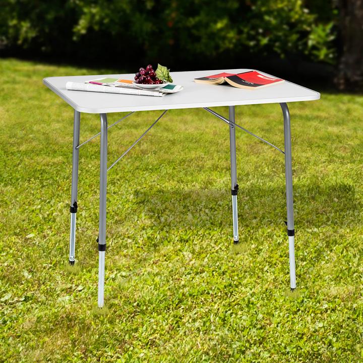 Actual product image tectake Camping folding table