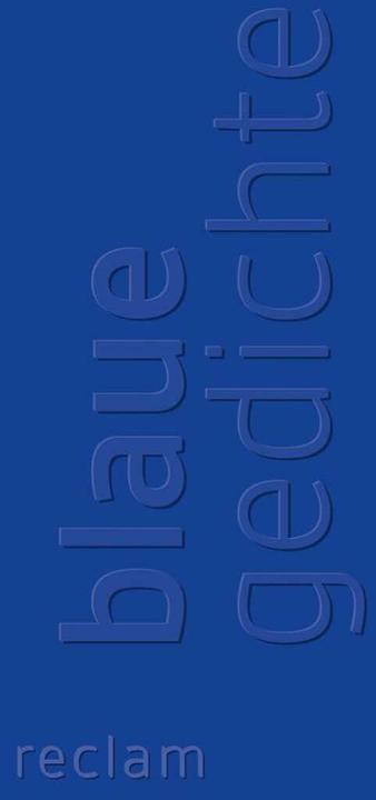 Produktbild Blaue Gedichte (Deutsch, Gabriele Sander, 2012)
