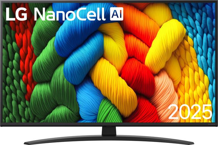 Image du produit LG 43NANO81A6A sw NanoCell LED-TV UHD,Multituner,Smart,PVR,a7,HDR (43", LED, 4K)