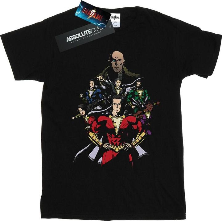 Actual product image Mens Shazam Team Up T-Shirt (XL)