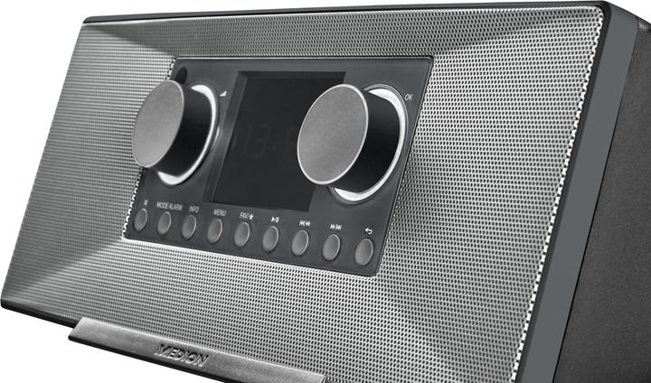 Productafbeelding Medion MD 89289 Stereo internetradio grijs (Internet radio, DAB+, FM, Bluetooth, WiFi)