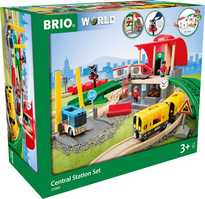 Actual product image Brio Large City Train Station Set