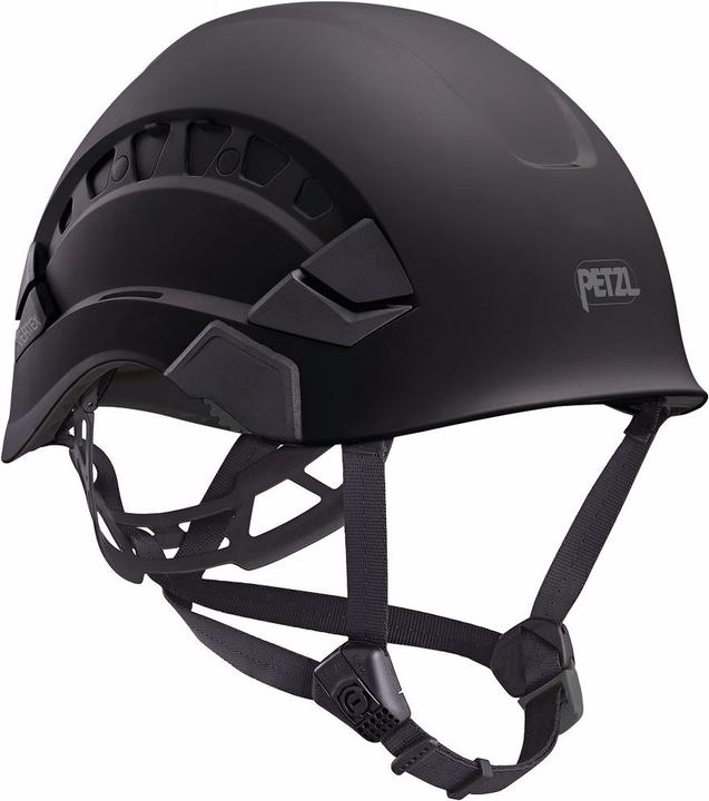 Petzl Schutzhelm für Höhen und Boden - schwarz - belüftet (63 cm)