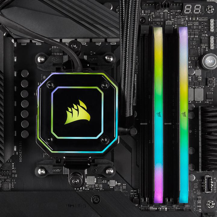 Actual product image Corsair Vengeance RGB RT (2 x 16GB, 3600 MHz, DDR4-RAM, DIMM)