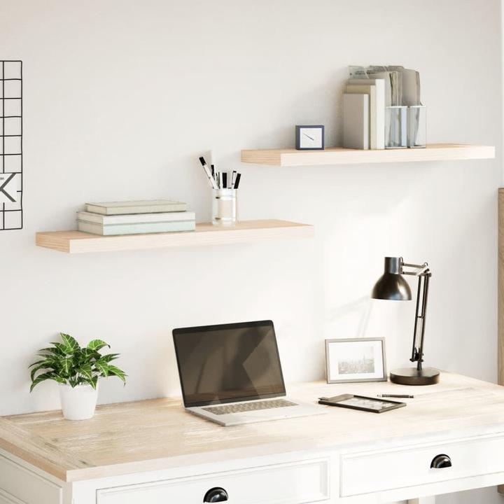Actual product image VidaXL Suspended shelves 2 pcs. (80 x 23.5 x 4 cm)
