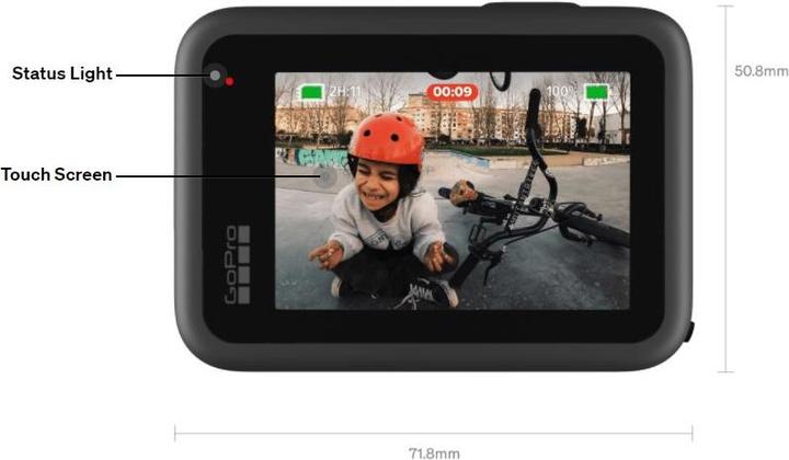 Actual product image GoPro HERO9 Black (24p, Bluetooth, Wi-Fi)