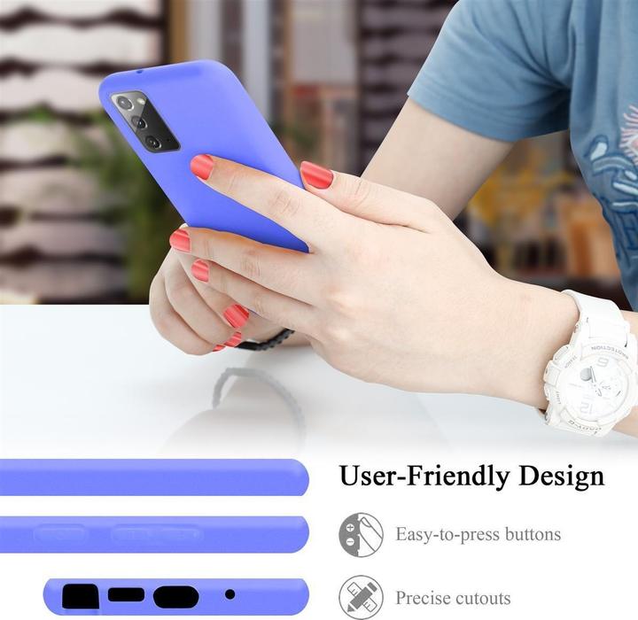 Actual product image Cadorabo TPU Liquid Silicone Case Cover (Samsung Galaxy Note 20)