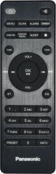 Produktbild Panasonic RF-D40EG-K (FM, DAB+, Internetradio, UKW, WLAN, Bluetooth)