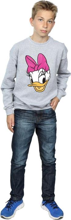 Actual product image Disney Boys Daisy Duck Head Painted Sweatshirt (128)