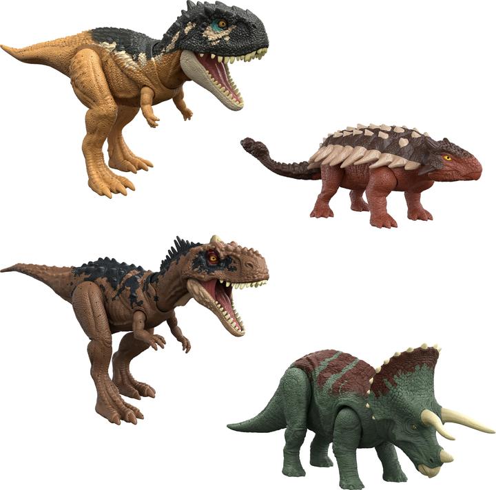 Immagine prodotto Mattel GmbH JURASSIC WORLD figure Roar Roar Strikers assortite