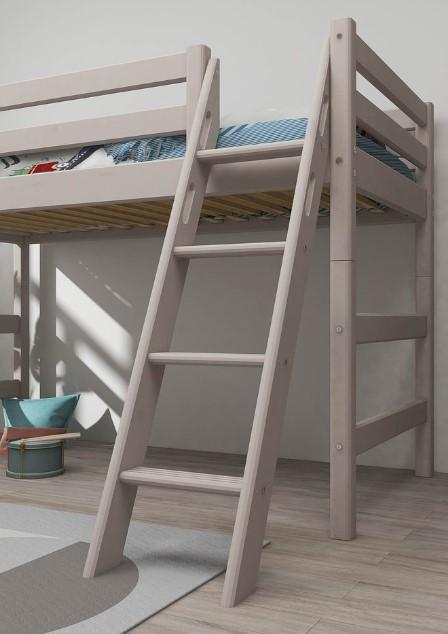 Actual product image Flexa Medium height bed Classic with sloping ladder (90 x 200 cm)