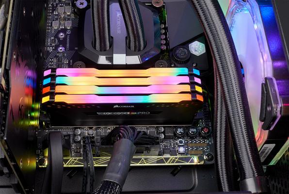 Actual product image Corsair Vengeance RGB Pro (8 x 8GB, 3600 MHz, DDR4-RAM, DIMM)