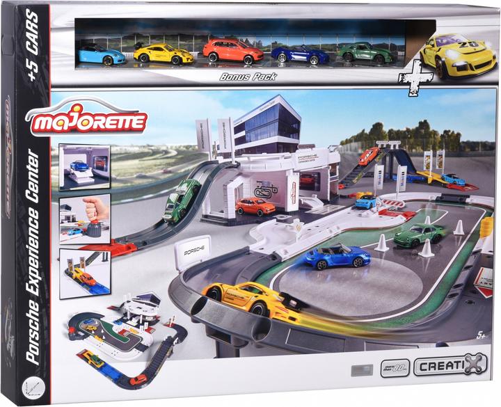 Produktbild Majorette Porsche Exprerience Center mit Fahrzeugen