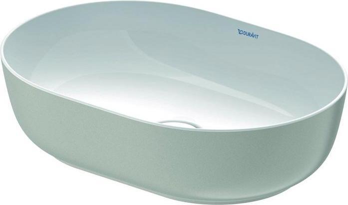 Duravit Top basin LUV o ÜL HLB 500x350mm o HL grey satin finish (Top-mounted sink, 35 cm, 50 cm)