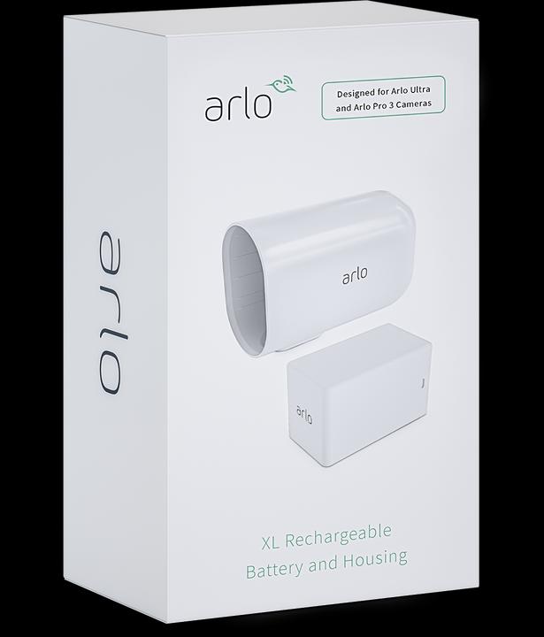 Arlo XL Rechargeable Battery & Housing, white