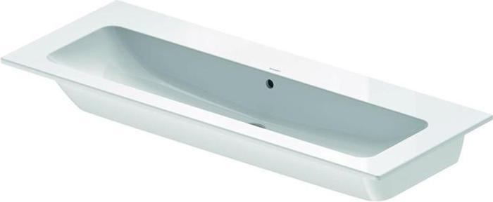 Produktbild Duravit Möbelwaschtisch ME by Starck m ÜL m HLB 1230x490mm ohne Hahnloch weiss (Unterbauspüle, 49 cm, 123 cm)
