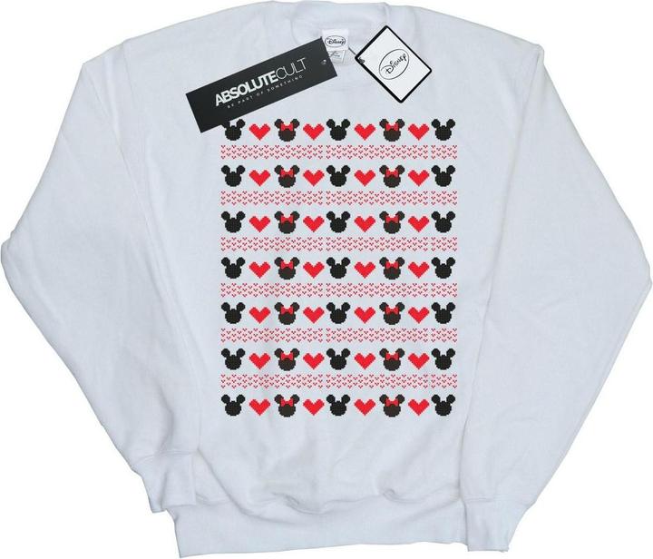 Produktbild Disney Mickey And Minnie Christmas Hearts Sweatshirt Jungen (152, 158)