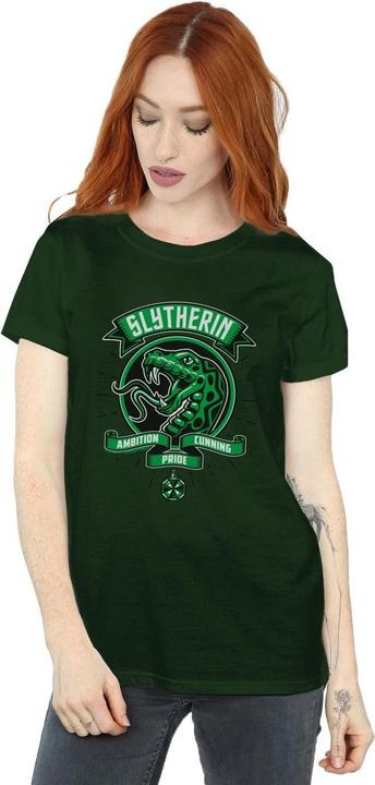 Immagine prodotto Slytherin Toon Crest Maglietta Ampia Donna (L)