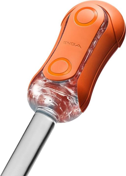 Actual product image Tenga Flip Orb Sunset Orange