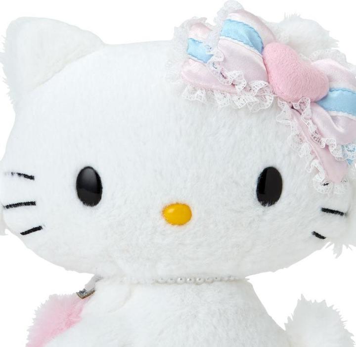 Actual product image Sanrio Charmmy Kitty Plush (Heisei Character Fluffy Heart) - 21 cm (21 cm)