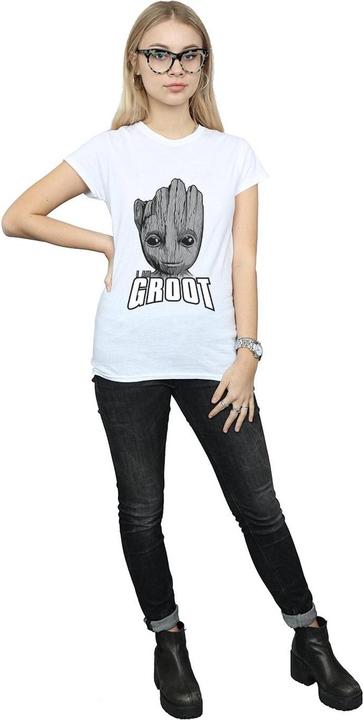 Immagine prodotto Guardians Of The Galaxy Groot Face Maglietta Donna (M)