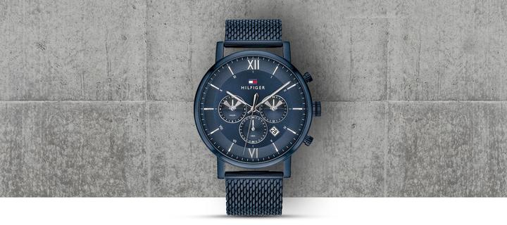 Actual product image Tommy Hilfiger Evan (Analogue wristwatch, Chronograph, 44 mm)