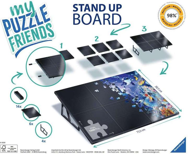 Actual product image Ravensburger Board easel (1000 pieces)