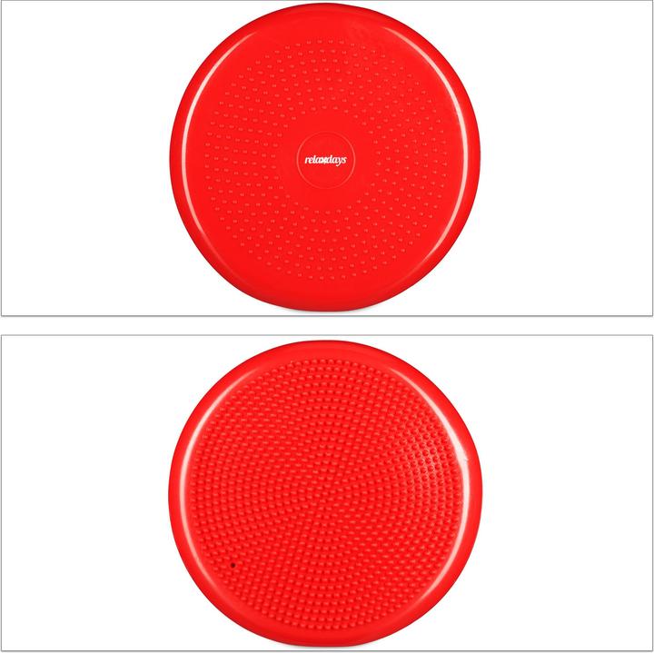 Actual product image Relaxdays 33 cm Balance Disc with Air Pump