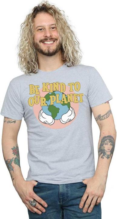Immagine prodotto Disney Mickey Mouse Be Kind To Our Planet Maglietta Uomo (M)
