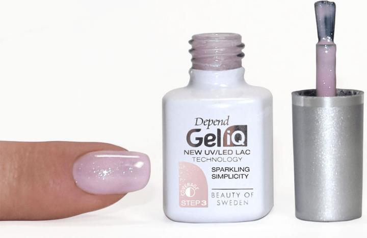 Immagine prodotto Depend Gel iQ Sparkling Simplicity 5 ml (Semplicità frizzante, Smalto per unghie effetto gel)