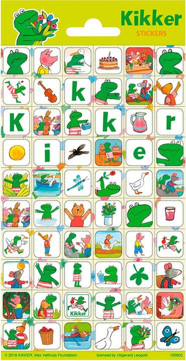 Totum Stickervel Kikker en Vriendjes