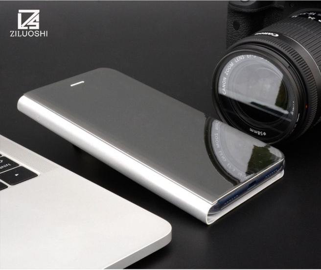 Actual product image MU Classic Mirror View Window Cover (Huawei Y6 Pro (2017))