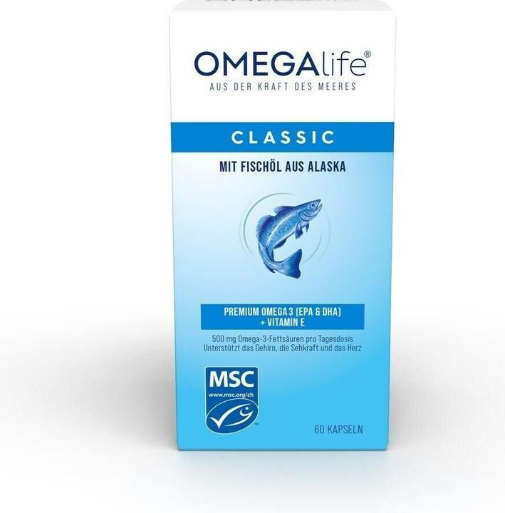 Energy Label Omega-Life Classic Caps 500 mg Ds 60 (60 Piece, Capsules, 128 g)