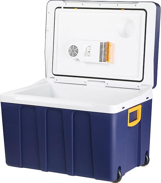 Produktbild Xcase Thermoelektrische XXL-Trolley-Kühl- & Wärmebox, 12/24 & 230V, 50 Liter (50 l)